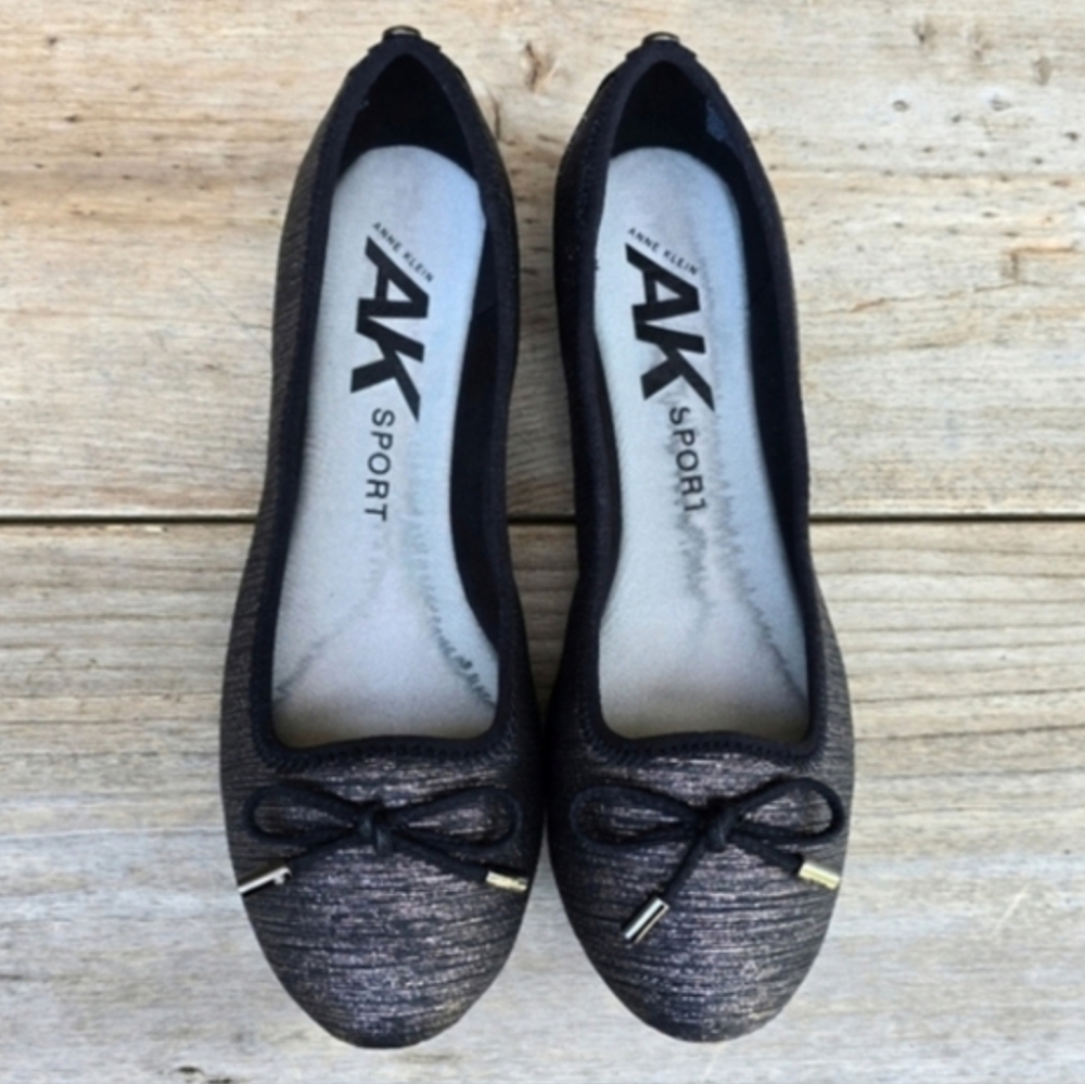 Anne Klein Sport Infinite Modern Classic Minimalist Comfort Ballet Flats 7.5M